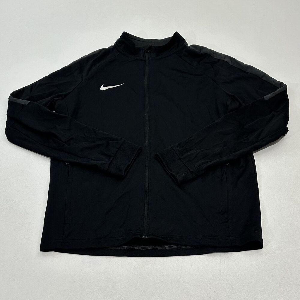Nike‎ Men's Full-Zip Track Jacket Black Mock Collar, Size XL